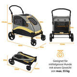 Hundebuggy Gr. L Hundewagen Haustierwagen Hundetransport Hundestroller