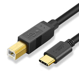 USB-C zu USB-B Druckerkabel 1m Drucker-USB-C-Kabel USB-C Printer-Kabel