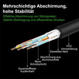 USB-C zu USB-B Druckerkabel 1m Drucker-USB-C-Kabel USB-C Printer-Kabel