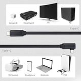 Oculus Quest 2 3m Kabel für VR Brille USB-C Datenkabel Ladekabel