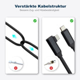 Kabel für VR Brille 5m Oculus Quest 2 USB-C Datenkabel Ladekabel