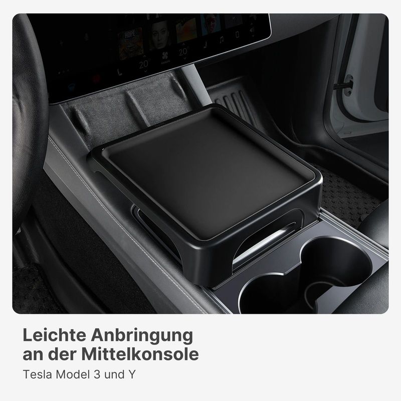 Alternativer Tisch für Mittelkonsole Autotisch für Tesla Model 3 Y Ablagefläche