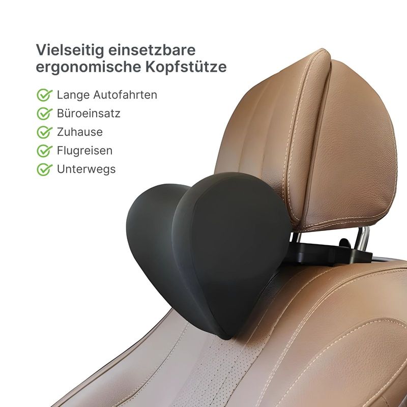 Autositz Kopfstütze Kopfstützenkissen Nackenstütze Memory Foam