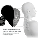 Autositz Kopfstütze Kopfstützenkissen Nackenstütze Memory Foam