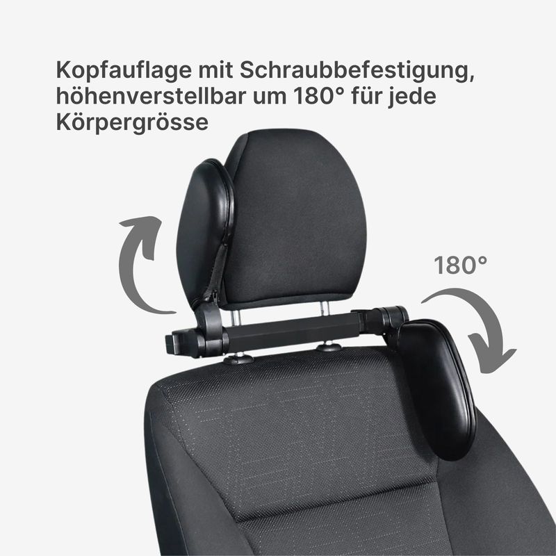 Verstellbare Autositz-Kopfstütze Nackenstütze Kopfauflage Kopflehne