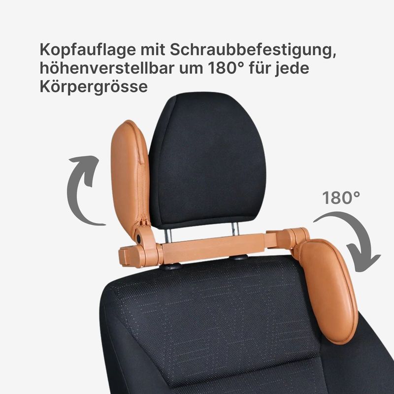 Verstellbare Autositz-Kopfstütze Kopfauflage Nackenstütze Kopflehne