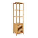 Standregal Badregal Beistellregal Aufbewahrungsregal mit Schrank
