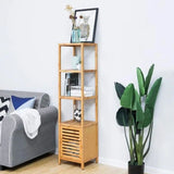 Standregal Badregal Beistellregal Aufbewahrungsregal mit Schrank