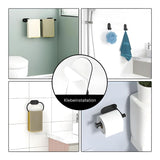 Bad Hardware Set 5-tlg Toilettenpapierhalter Handtuchhalter Wandhaken