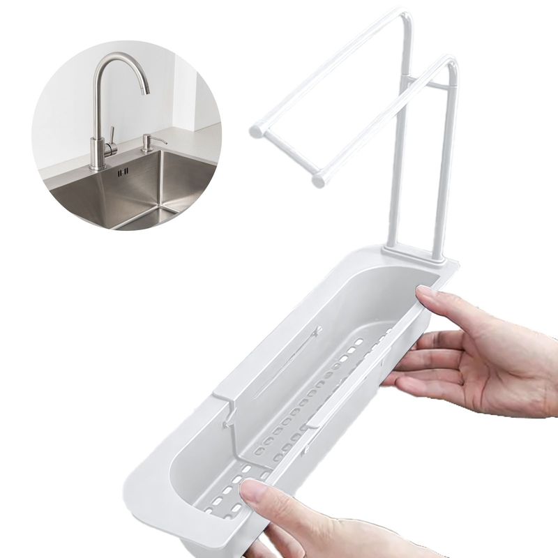 Waschbecken Organizer Abfluss-Rack Spülbecken-Regal Küchenorganizer