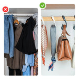 Handtaschen-Kleiderbügel Set Geldbörsen-Aufhänger Taschenhalterhaken
