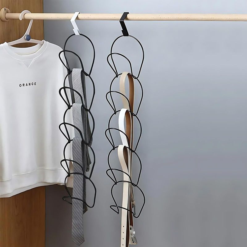 Hängegarderobe Türgarderobe Türhalterung für Hut Schal Handtasche Set