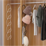 Türgarderobe Türhalterung für Hut Schal Handtasche Hängegarderobe Set