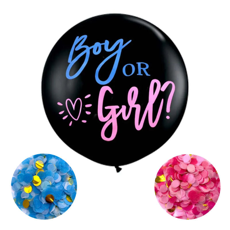 Baby Shower Ballon Boy or Girl Party Gender Reveal Junge oder Mädchen