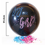 Baby Shower Ballon Boy or Girl Party Gender Reveal Junge oder Mädchen