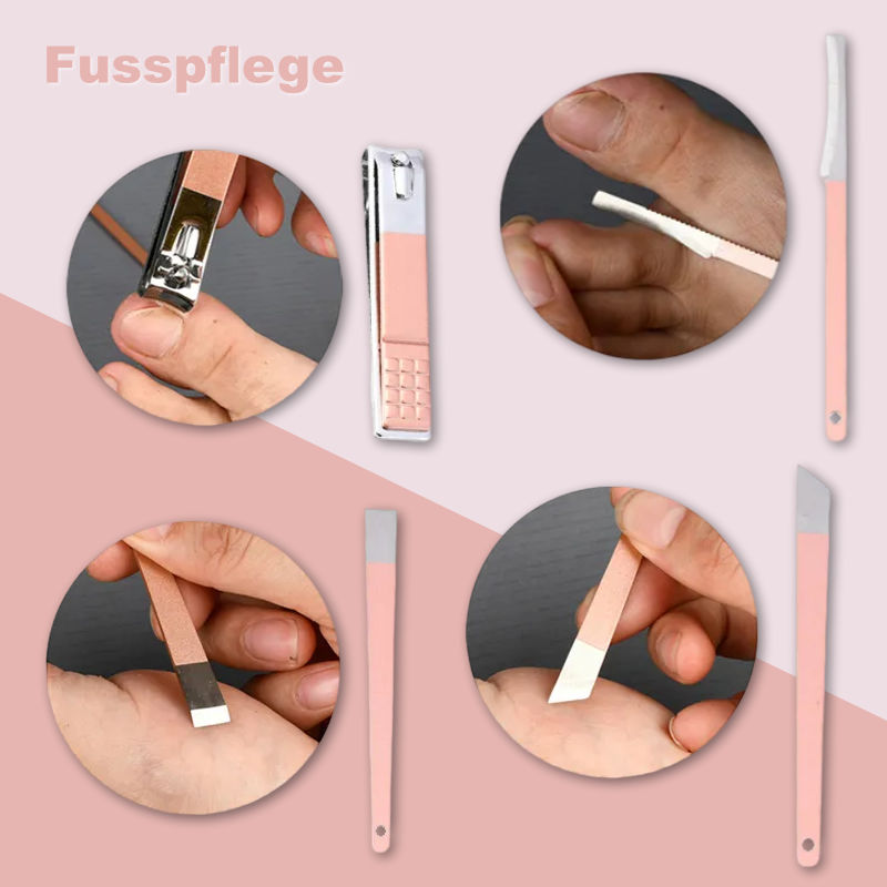 Maniküre Set Pediküre Nagelscheren Nagelpflege Knipser Mitesser