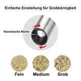 Elektrische Pfeffermühle automatische Gewürzmühle elektronische Mühle