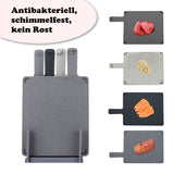 Schneidebretter Set Küchenbrett Brettchen Arbeitsbrett Tranchierbrett