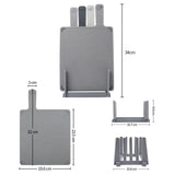 Schneidebretter Set Küchenbrett Brettchen Arbeitsbrett Tranchierbrett
