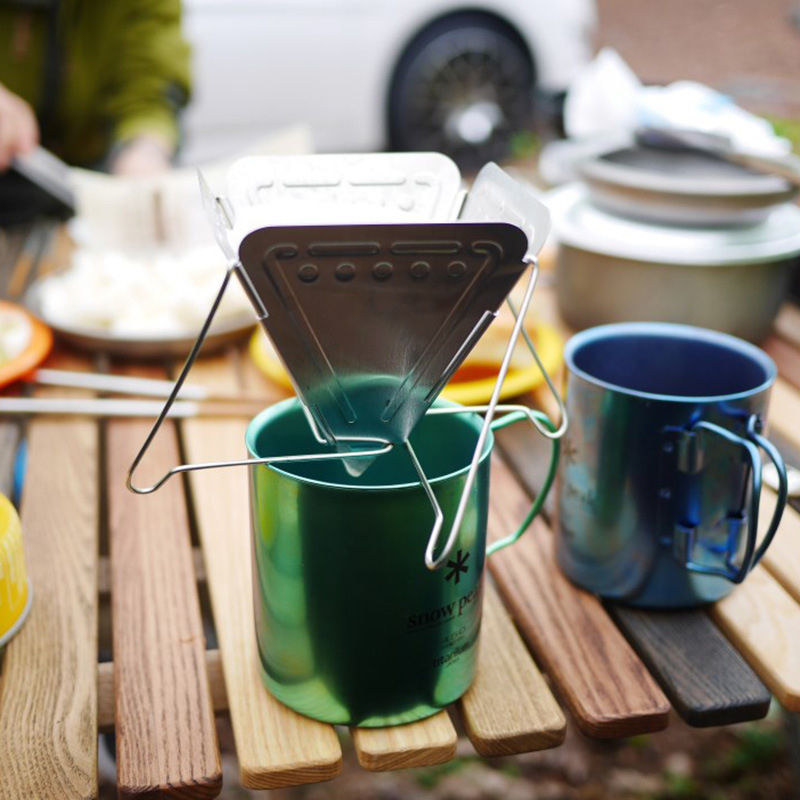 Camping Kaffee-Tropfer Outdoor Kaffeemaschine faltbarer Kaffeefilter