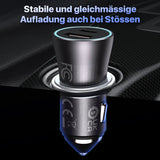 Car Charger USB-A USB-C KFZ-Ladegerät USB-A USB-C Auto-USB-Adapter