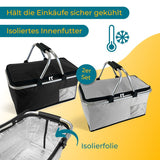 Einkaufskorb Set Thermo-Einkaufskorb Tragekorb Kühlkorb Carrybag