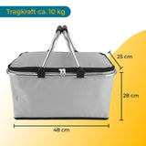 Einkaufskorb Set Thermo-Einkaufskorb Tragekorb Kühlkorb Carrybag