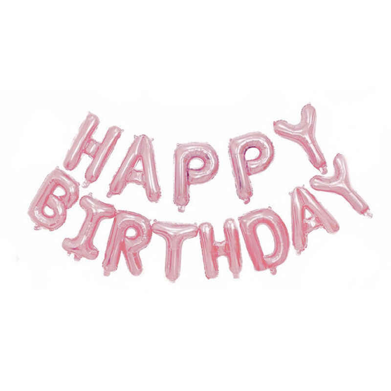 Happy Birthday Buchstabenballon Luftballon Folienballon Girlande