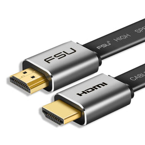 HDMI zu HDMI Kabel 1m 4K UHD High Speed HDMI Anschlusskabel Flachkabel