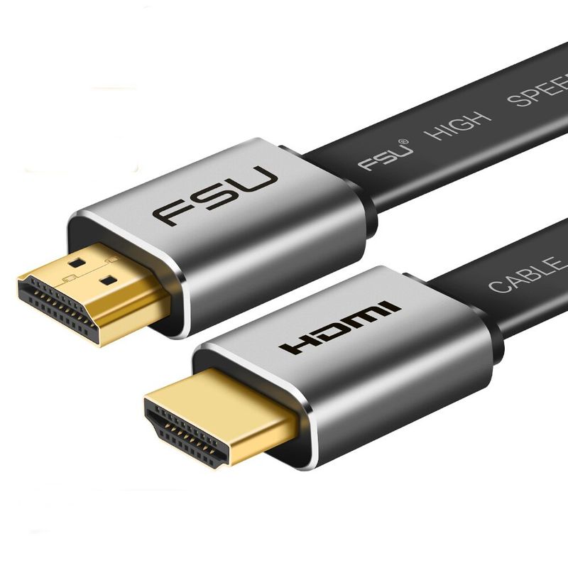 2m HDMI zu HDMI 2.0 Verbindungskabel 4K 120Hz Flachkabel Premium UHD