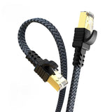 0.5m Netzwerkkabel Flachkabel Ethernet LAN Kabel RJ45 Kat. 7 flach UTP