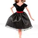 Mode Kleid für Barbie Puppen Fashion neue Collection Schwarz