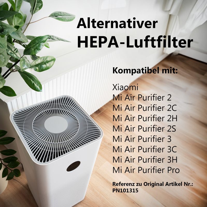 Alternativer HEPA-Luftfilter PN101315 zu Xiaomi Mi Air Purifier