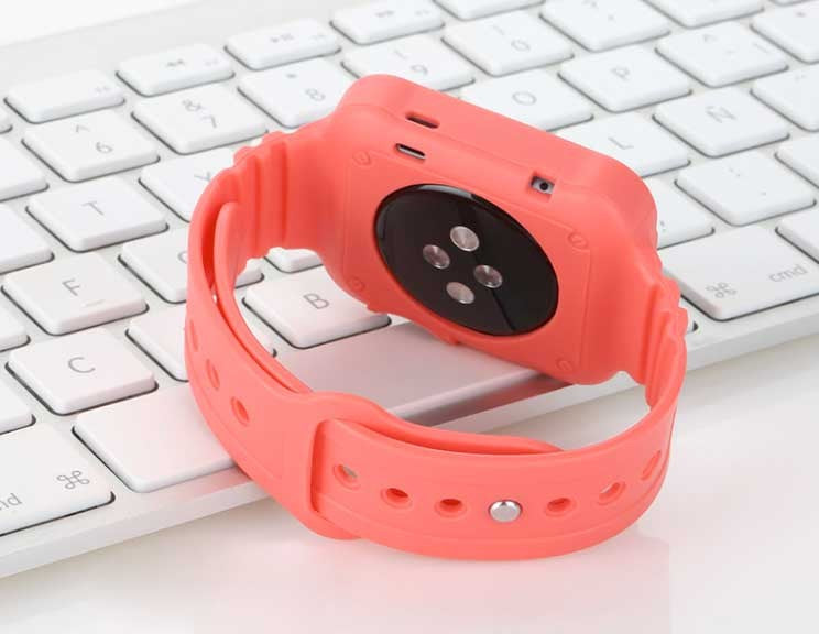 Apple Watch 40mm 38mm Silikon Armband Schutzhülle Pink Rosa