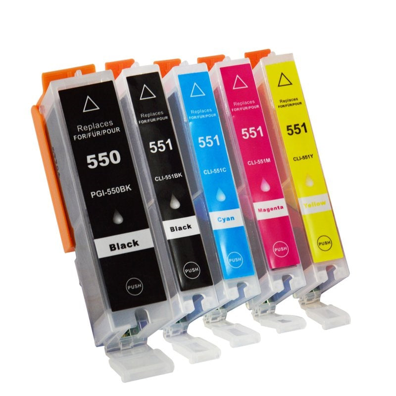 Alternative Tintenpatrone zu Canon PGI-550PGBK, CLI-551 CMYK XL