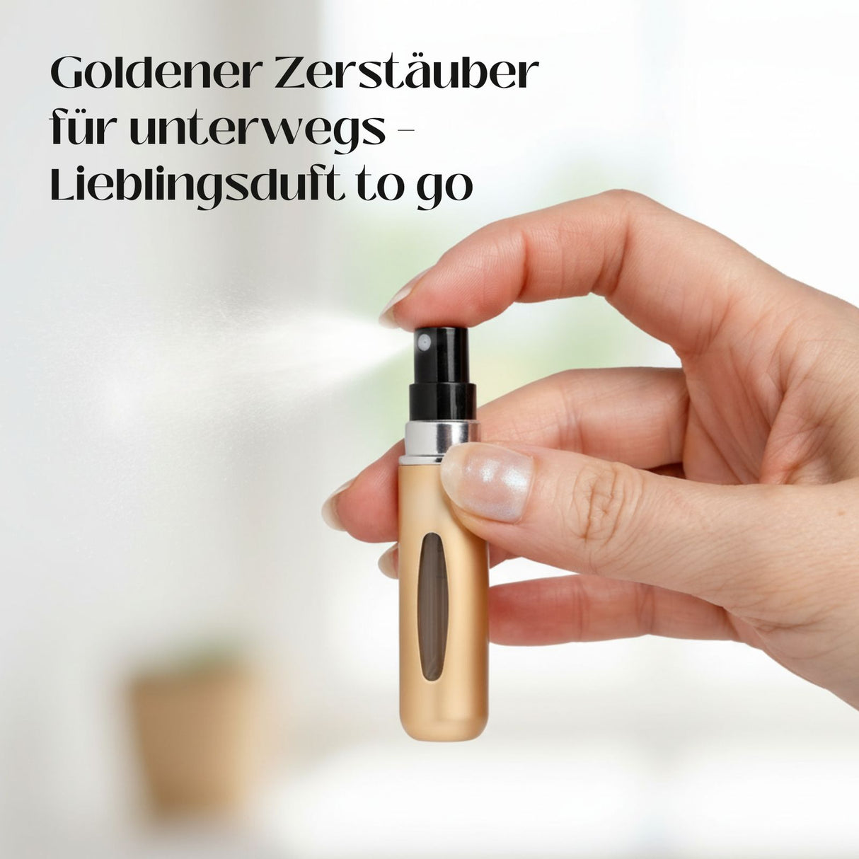 5ml Mini-Parfümzerstäuber Parfum Vaporisateur Goldig