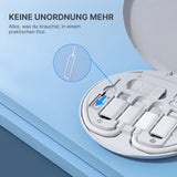 5-in-1 Kabelbox Adapter-Box USB-Etui Datenkabel-Set USB-Reisehülle