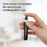 2er-Set Mini-Parfümzerstäuber 8ml Parfum Vaporisateur Schwarz