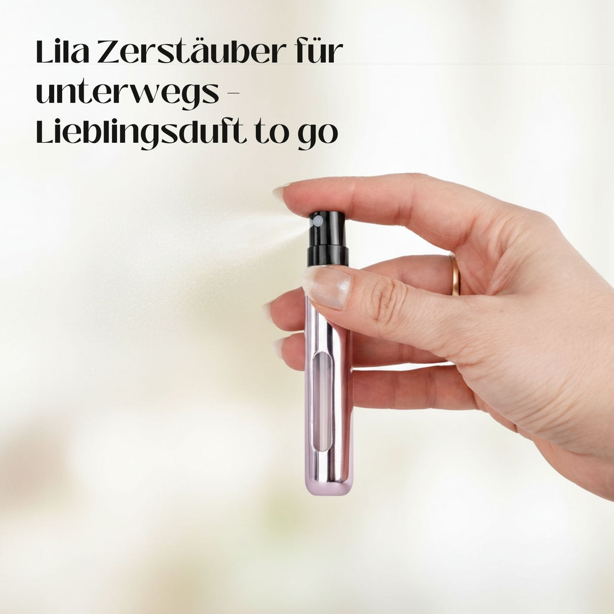 2er-Set Mini-Parfümzerstäuber 8ml Parfum Vaporisateur Pink