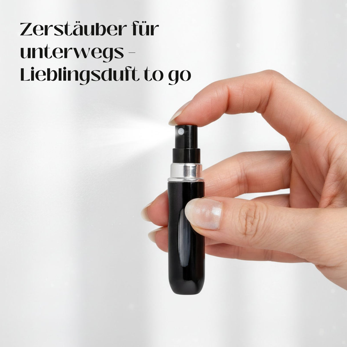 5er-Set Mini-Parfümzerstäuber 5ml Parfum Vaporisateur Mehrfarbig