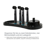 Organizer elektrische Zahnbürste für Oral-B Aufsteckbürsten Halter