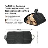 Holztragetasche Kamintasche Outdoor-Holztrage Brennholz-Tragehilfe