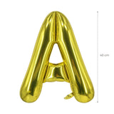 Buchstabenballon A Golden Geburtstagsparty Ballon Folienballon 40cm