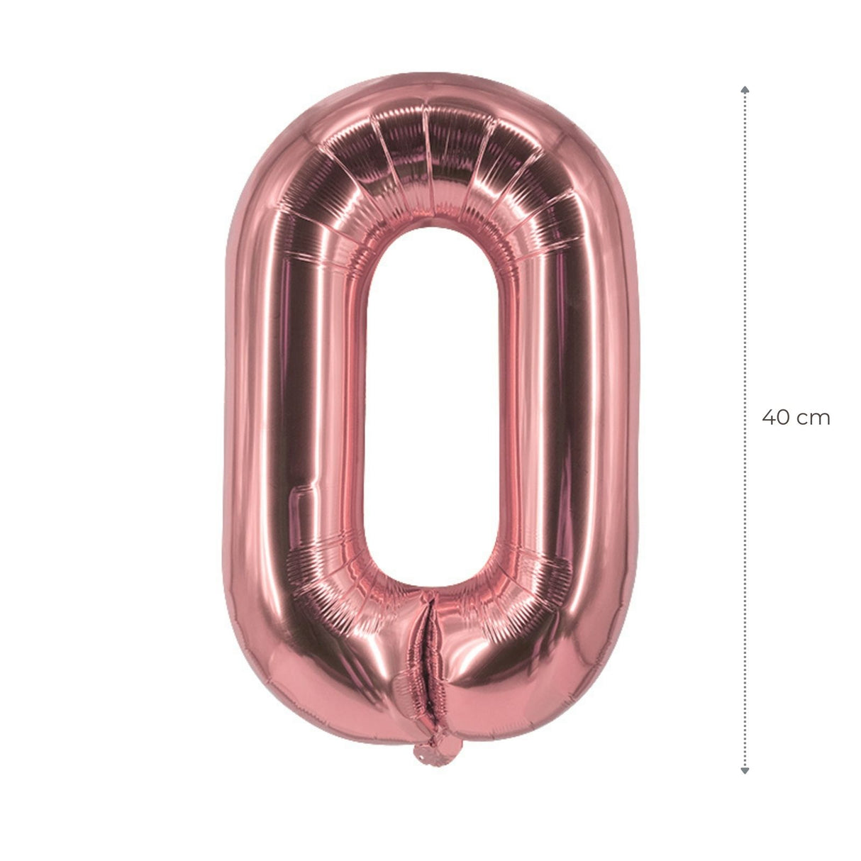 Buchstabenballon O Roségold Geburtstagsparty Ballon Folienballon 40cm