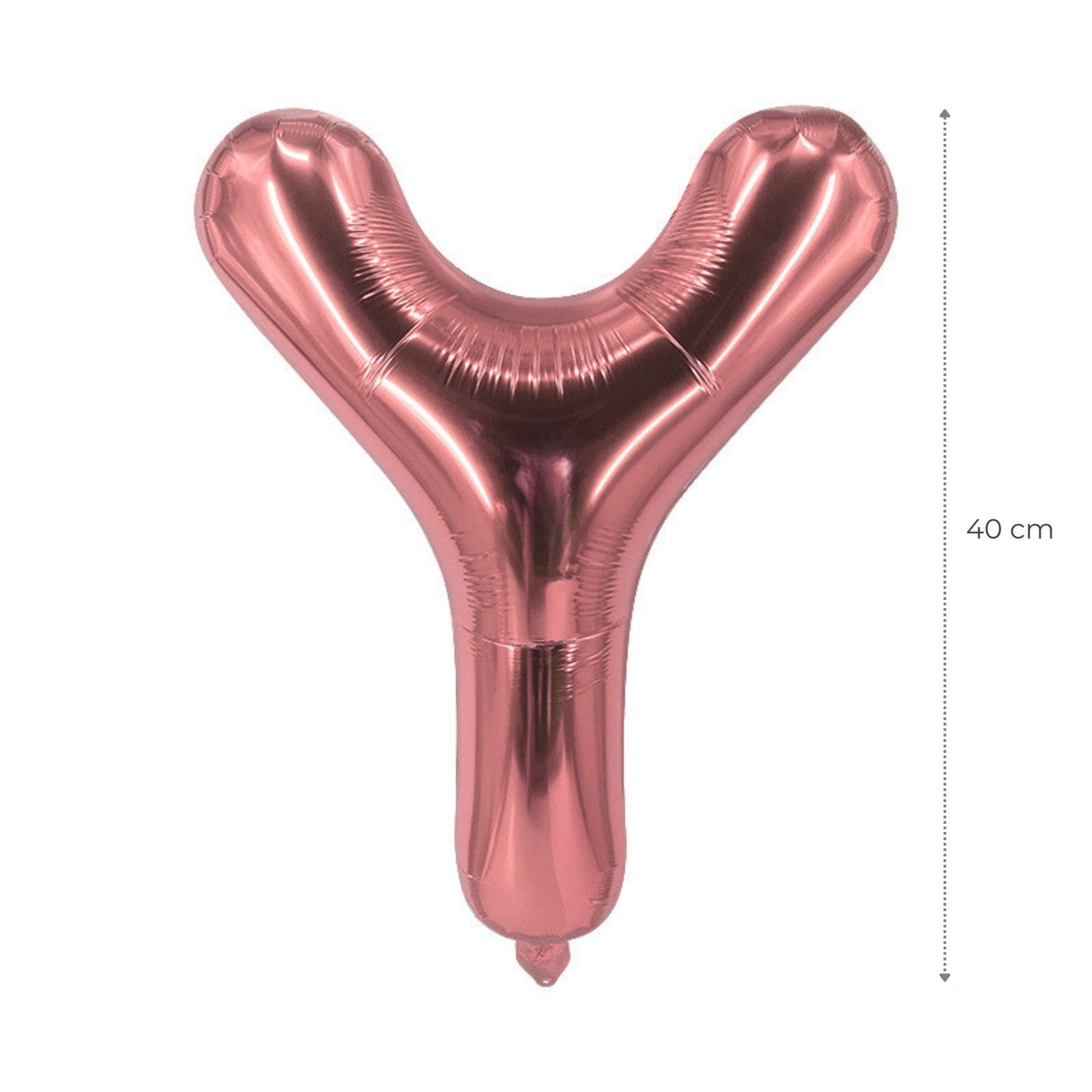 Buchstabenballon Y Roségold Geburtstagsparty Ballon Folienballon 40cm