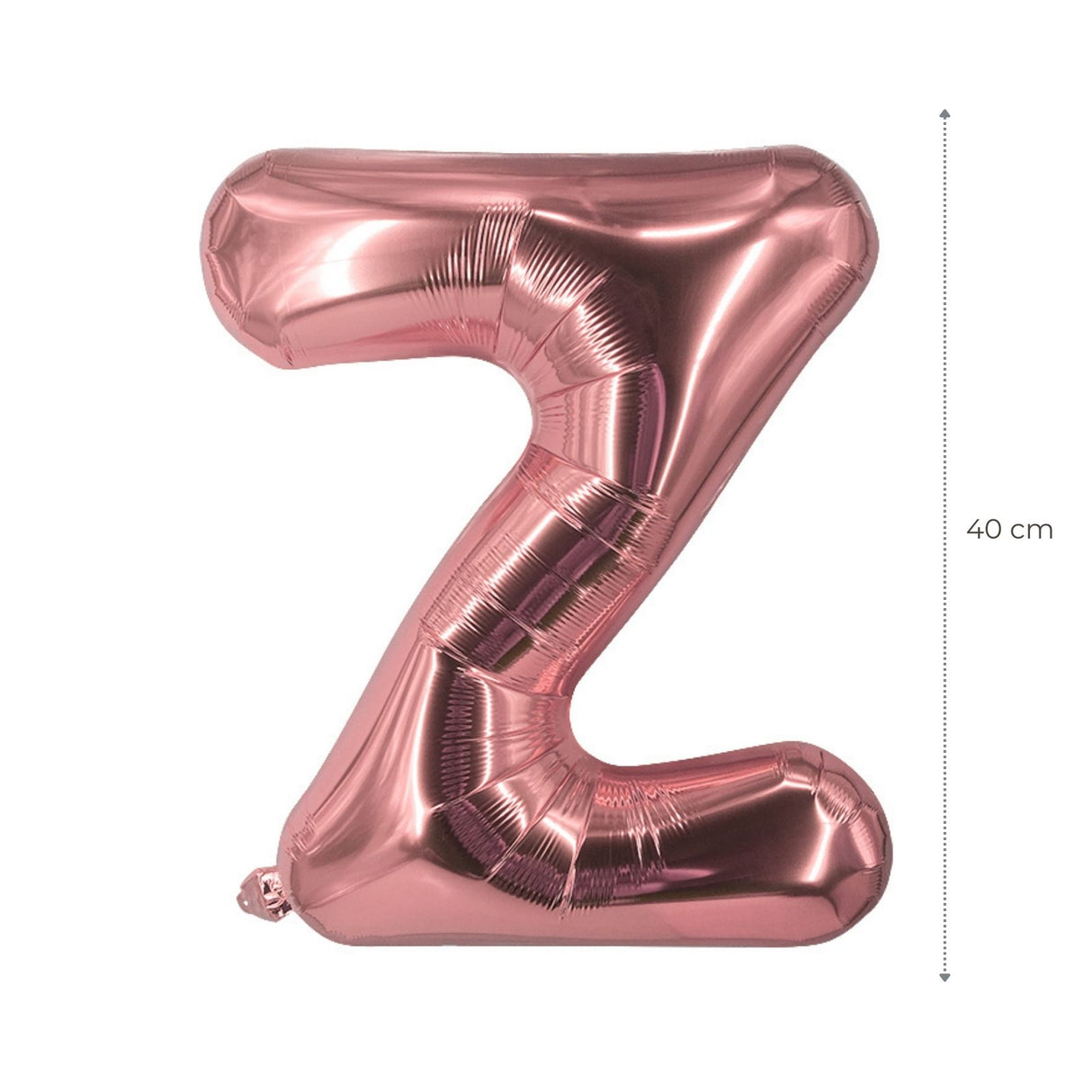 Buchstabenballon Z Roségold Geburtstagsparty Ballon Folienballon 40cm