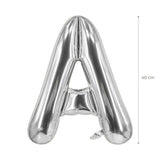 Buchstabenballon A Silbrig Geburtstagsparty Ballon Folienballon 40cm