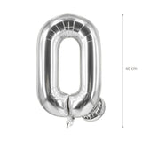 Buchstabenballon Q Silbrig Geburtstagsparty Ballon Folienballon 40cm