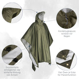 Regenponcho Regencape Regenumhang Regenjacke Wasserschutzponcho