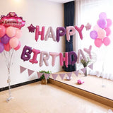 Happy Birthday Buchstabenballon Luftballon Folienballon Girlande